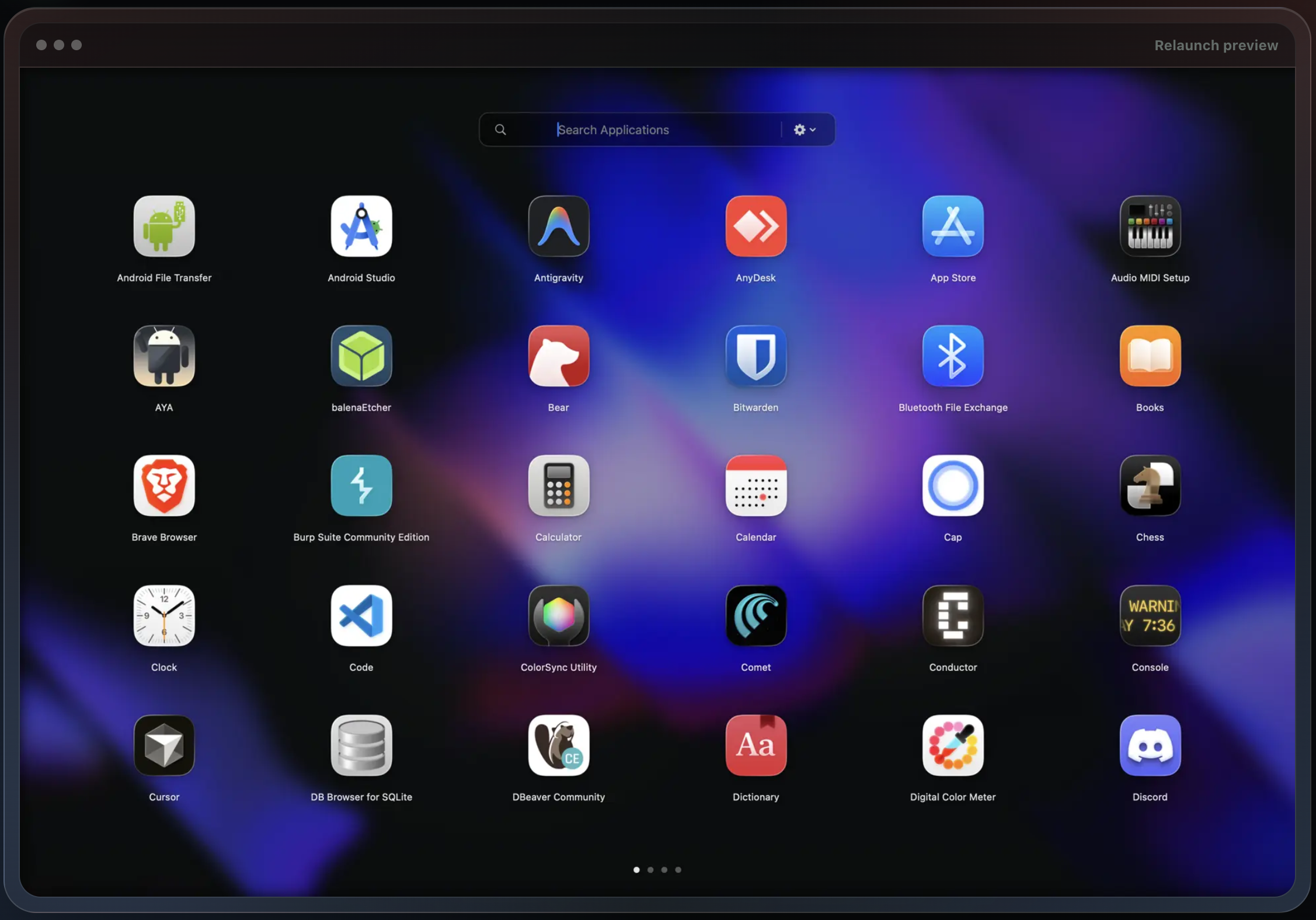 Relaunch preview